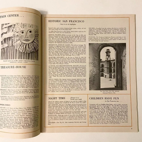 Vintage 1971  Redwood Empire Visitors Guide Travel Brochure Magazine Booklet - Picture 7 of 12